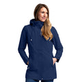 Navy - Side - Trespass Womens-Ladies Pavlina TP75 Waterproof Jacket