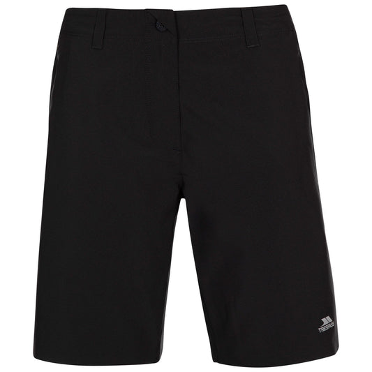 Black - Front - Trespass Womens-Ladies Agreeable Shorts