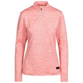 Pink Shell - Front - Trespass Womens-Ladies Livia TP75 Long-Sleeved Active Top