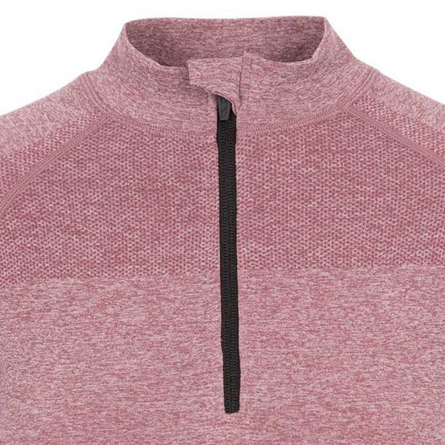 Rose Tone - Side - Trespass Womens-Ladies Pelina Half Zip Long-Sleeved Active Top
