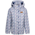 Grey Sky - Front - Trespass Childrens-Kids Drippy TP50 Waterproof Jacket