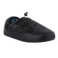 Black - Front - Trespass Unisex Adult Pad Camping Slippers