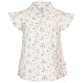 White - Front - Trespass Girls Lillylee Blouse