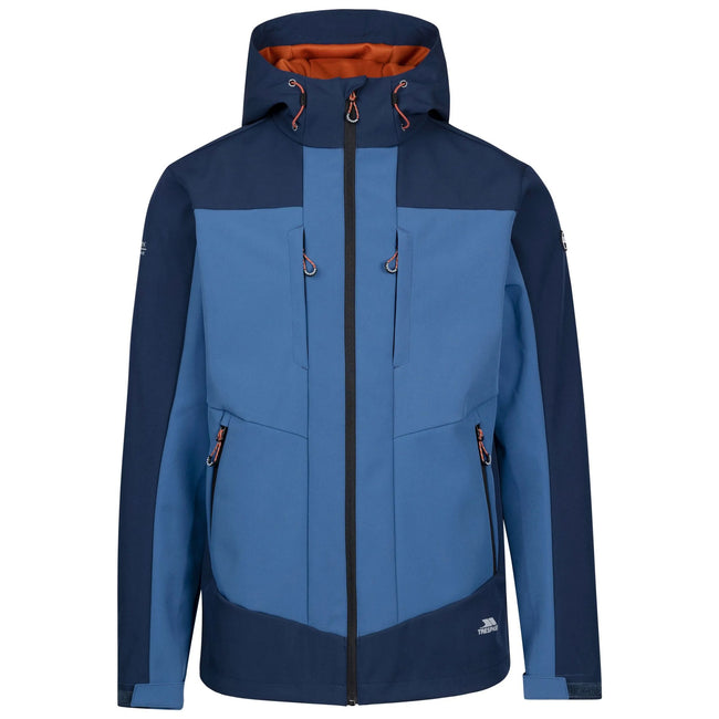 Navy - Front - Trespass Mens Tamston TP75 Soft Shell Jacket