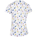 White-Blue-Yellow - Back - Trespass Girls Pleasantly Floral T-Shirt