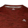 Burnt Orange Marl - Side - Trespass Mens Kearsley Active Top