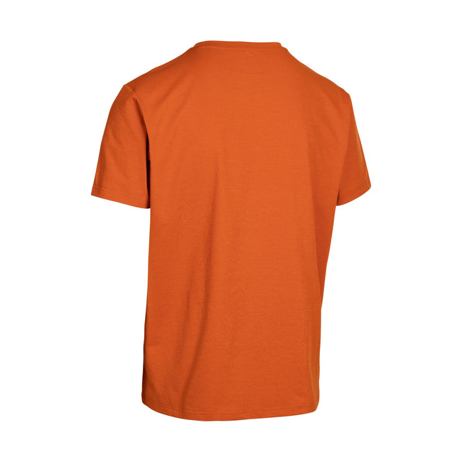 Burnt Orange Marl - Back - Trespass Mens Nellow Biker T-Shirt