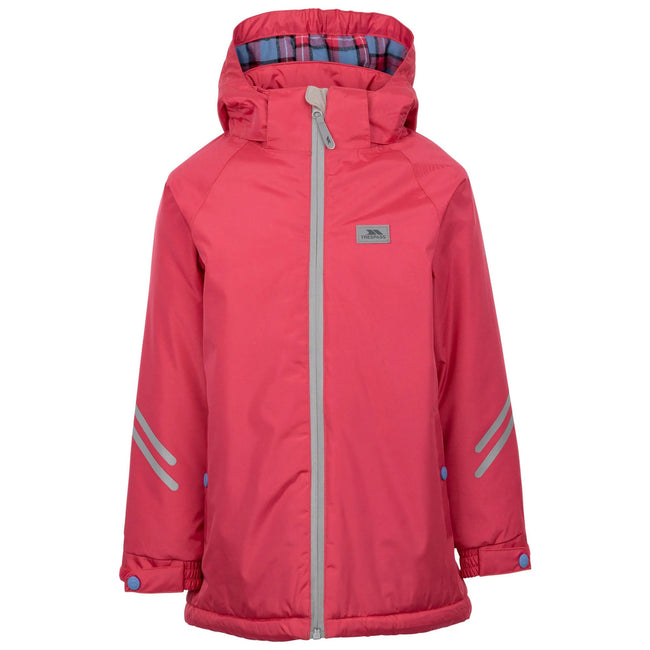 Strawberry - Front - Trespass Childrens-Kids Valleyfield Waterproof Jacket