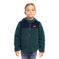 Spruce Green - Side - Trespass Childrens-Kids Lindenn Fleece Jacket