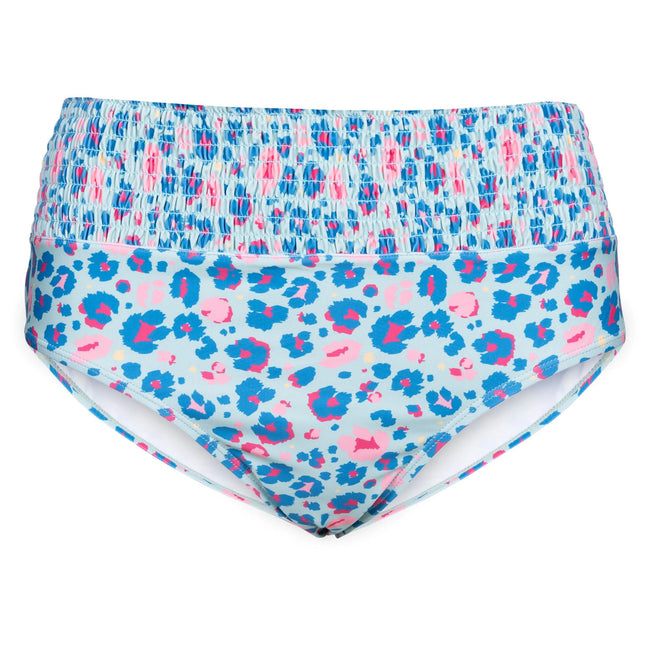 Light Sage - Front - Trespass Womens-Ladies Eryn Leopard Print Swim Briefs