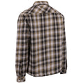 Dark Vine - Back - Trespass Mens Danehill Sherpa Lined Shirt