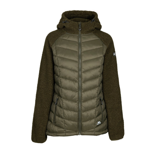 Dark Vine - Front - Trespass Womens-Ladies Wando Hybrid Jacket