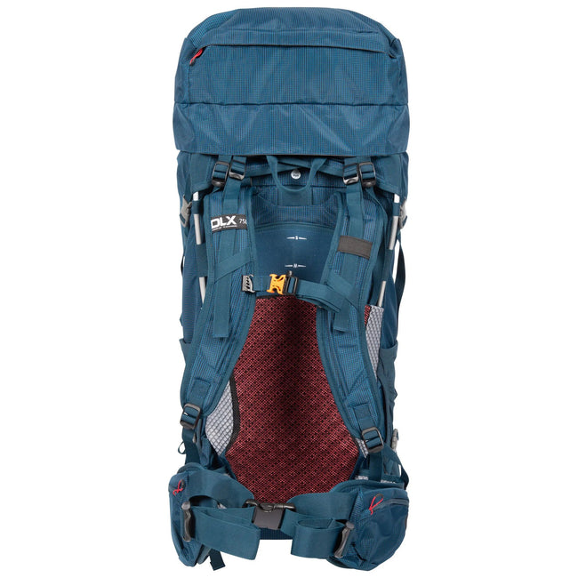 Harbour Blue - Back - Trespass Vollrick DLX Hiking Backpack