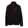 Black - Front - Trespass Womens-Ladies Quake Leather Trim Fleece Jacket