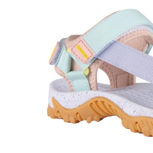 Pink - Side - Trespass Childrens-Kids Gill Sandals