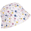 White-Blue-Yellow - Back - Trespass Childrens-Kids Zebdee Floral Bucket Hat