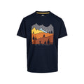 Navy - Front - Trespass Mens Danub TP75 Round Neck T-Shirt