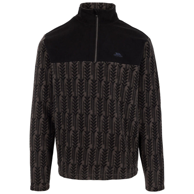 Storm Grey - Front - Trespass Mens Embleton AT100 Fleece Top
