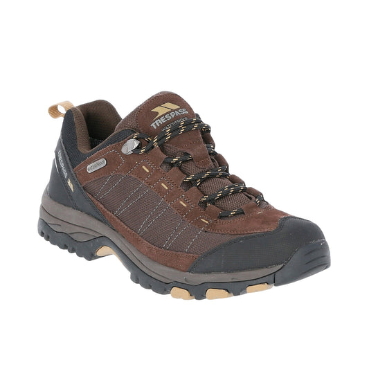 Dark Brown - Front - Trespass Mens Scarp Technical Trainers