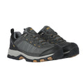 Castle Grey - Close up - Trespass Mens Scarp Technical Trainers