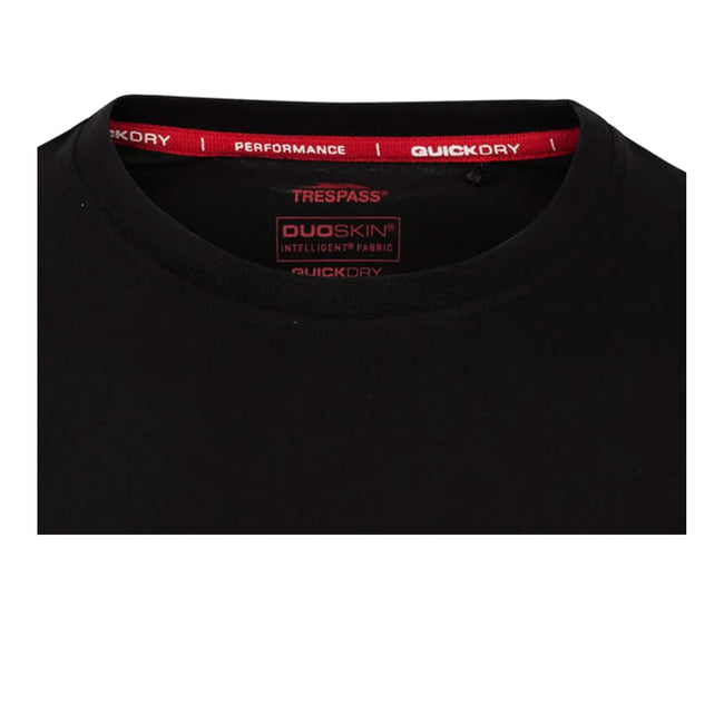 Black - Lifestyle - Trespass Mens Macley Long-Sleeved T-Shirt