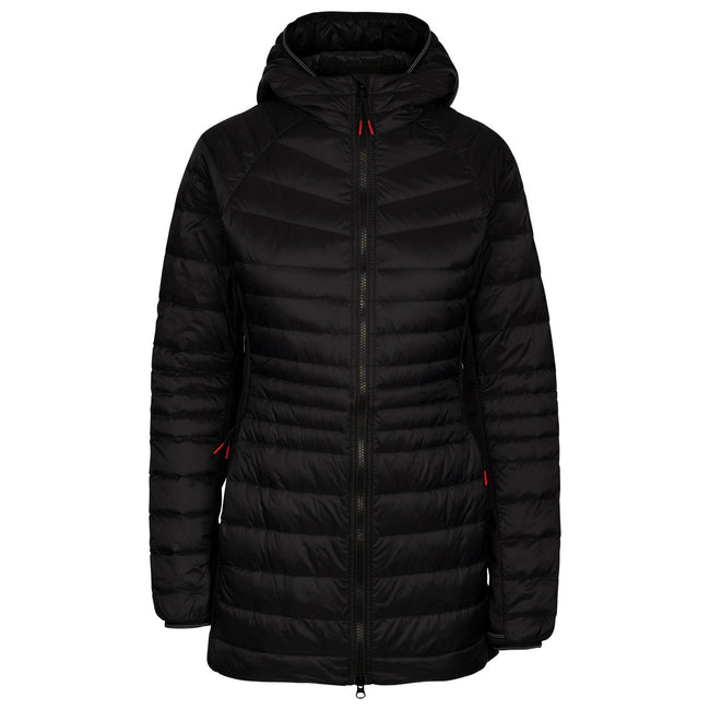 Black - Front - Trespass Womens-Ladies Hub Down Jacket