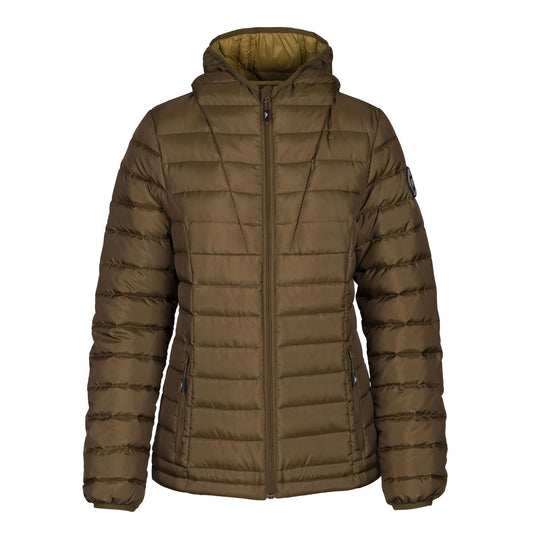 Dark Olive - Front - Trespass Womens-Ladies Bartush Down Jacket