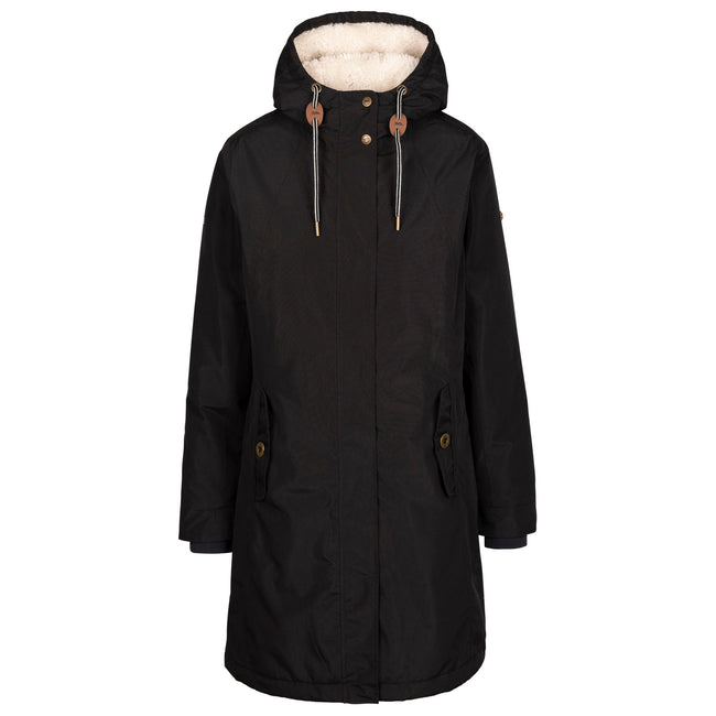 Black - Front - Trespass Womens-Ladies Reminder TP50 Waterproof Jacket