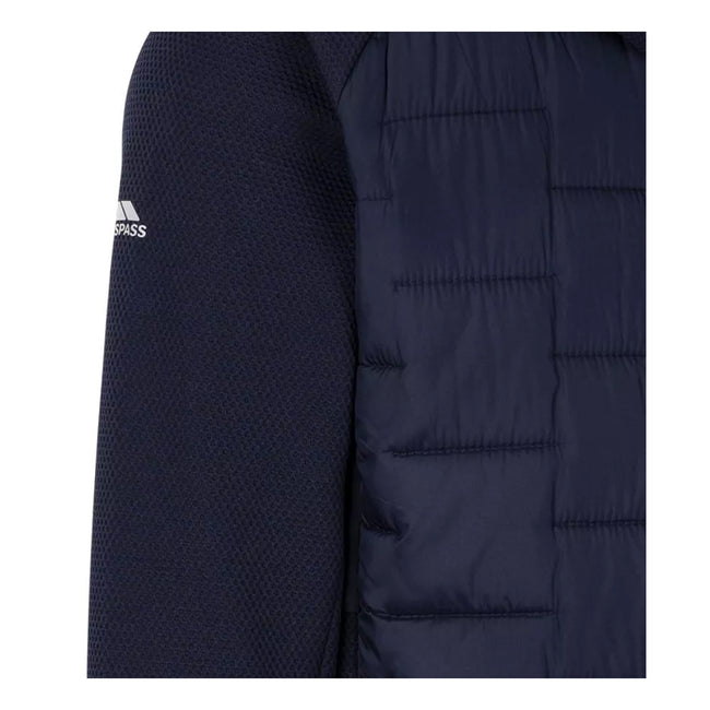 Navy - Lifestyle - Trespass Mens Heber Hybrid Hoodie