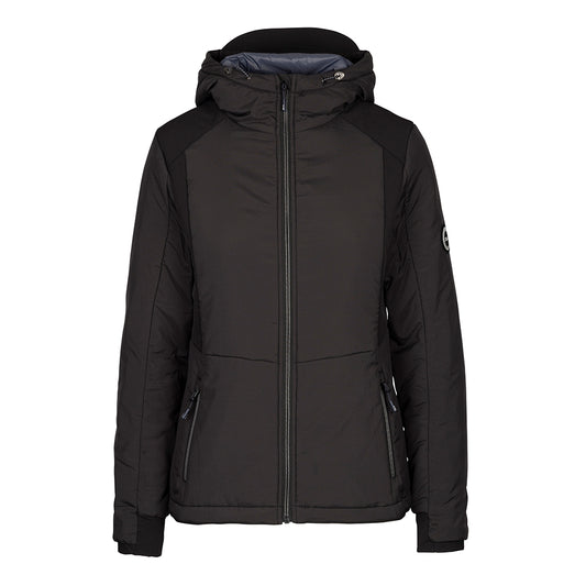 Black - Front - Trespass Womens-Ladies Courtney DLX Padded Jacket