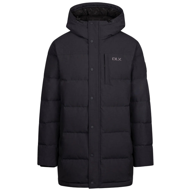 Dark Grey - Front - Trespass Mens Griffin DLX Down Jacket