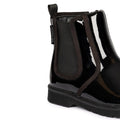 Black - Side - Trespass Childrens-Kids Ziya Chelsea Boots