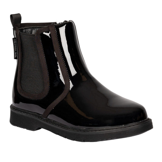 Black - Front - Trespass Childrens-Kids Ziya Chelsea Boots