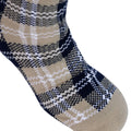 Soft Stone - Lifestyle - Trespass Unisex Adult Fergus Checked Socks