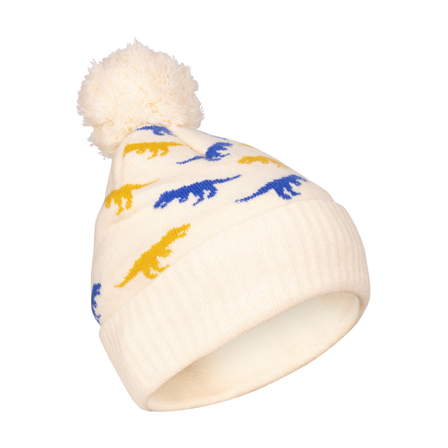 Blue - Back - Trespass Childrens-Kids Dillan Beanie