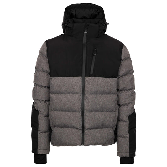 Grey Marl - Front - Trespass Mens Delabole Padded Jacket