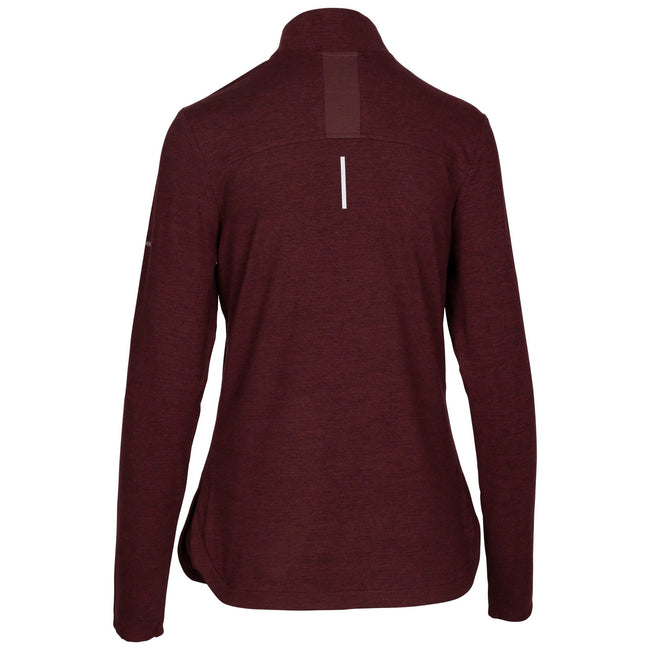 Mulberry Marl - Back - Trespass Womens-Ladies Kansas Active Top