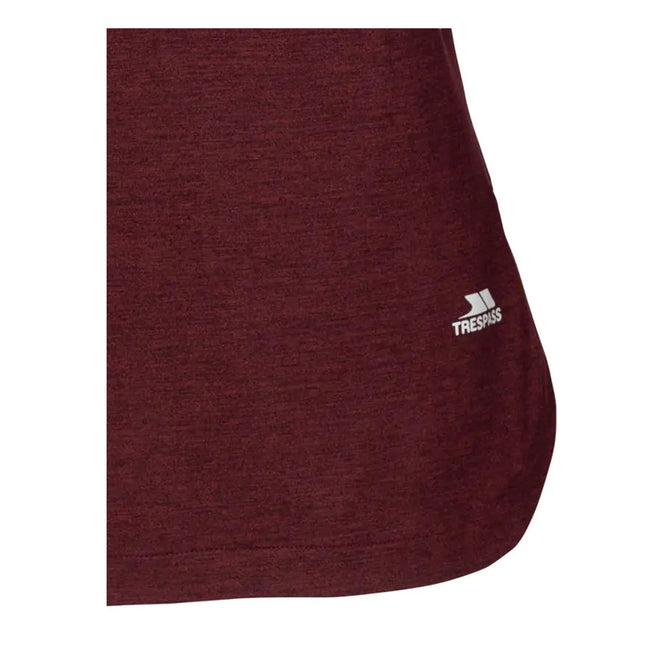 Mulberry Marl - Side - Trespass Womens-Ladies Kansas Active Top