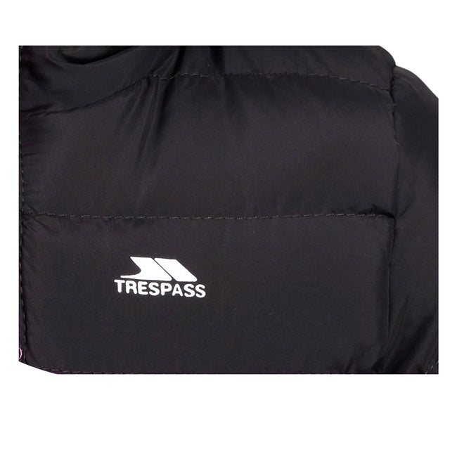 Black - Side - Trespass Childrens-Kids Oskar Padded Jacket