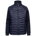 Navy - Front - Trespass Womens-Ladies Luisa DLX Padded Fleece Jacket