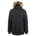 Black - Front - Trespass Mens Mullan DLX Jacket