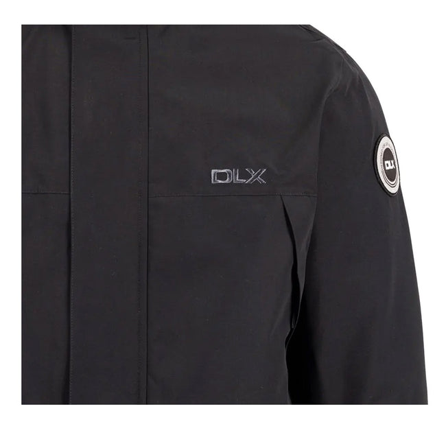 Black - Side - Trespass Mens Mullan DLX Jacket