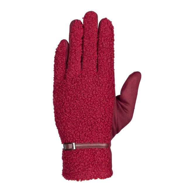 Mulberry - Back - Trespass Womens-Ladies Pisa Sherpa Winter Gloves