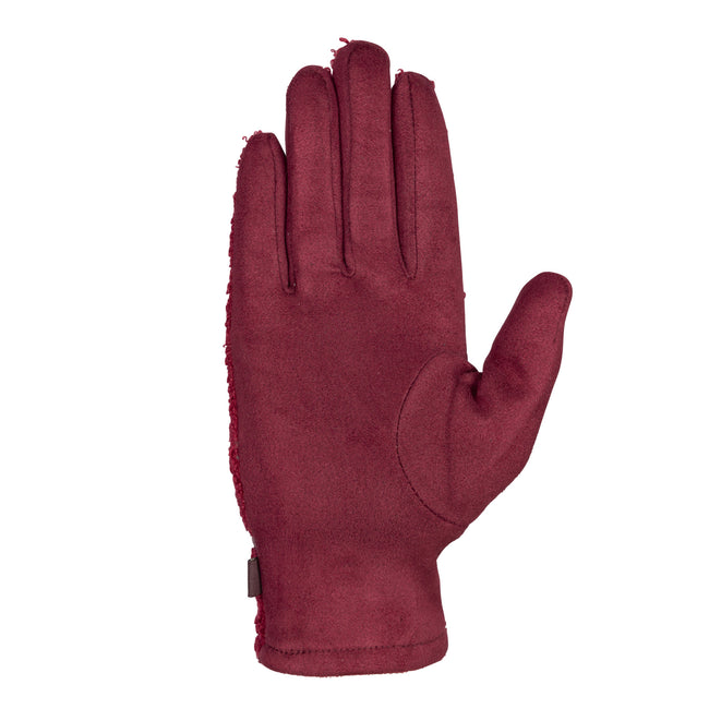 Mulberry - Side - Trespass Womens-Ladies Pisa Sherpa Winter Gloves