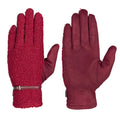Mulberry - Side - Trespass Womens-Ladies Pisa Sherpa Winter Gloves