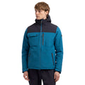 Bondi Blue - Side - Trespass Mens Eastwell Padded Jacket