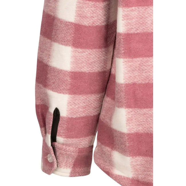 Light Mulberry - Lifestyle - Trespass Womens-Ladies Carys Checked Jacket