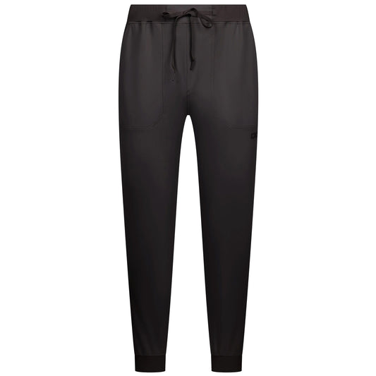 Black - Front - Trespass Mens Tusk DLX Active Jogging Bottoms