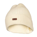 Cream - Back - Trespass Unisex Adult Dornan Beanie