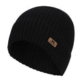 Black - Front - Trespass Unisex Adult Dornan Beanie